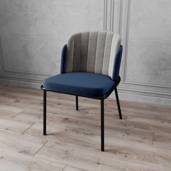 Стул Кеннет Чёрный / Velutto 26 / Velutto 52