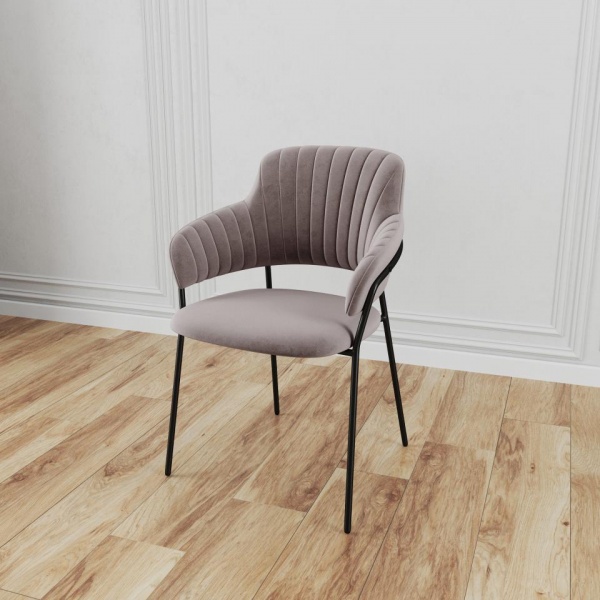 Стул Брайан Чёрный / Velutto 08