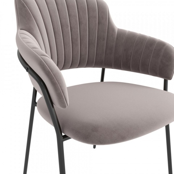 Стул Брайан Чёрный / Velutto 08