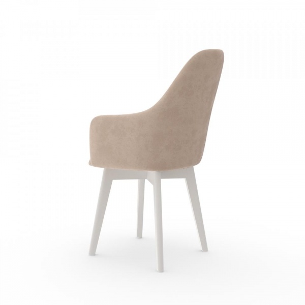 Стул Паскаль Белый / Velutto 04