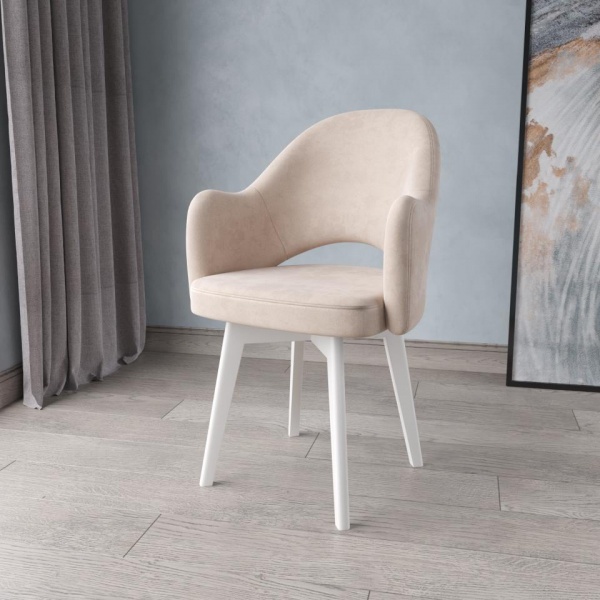 Стул Патрисио Белый / Velutto 04