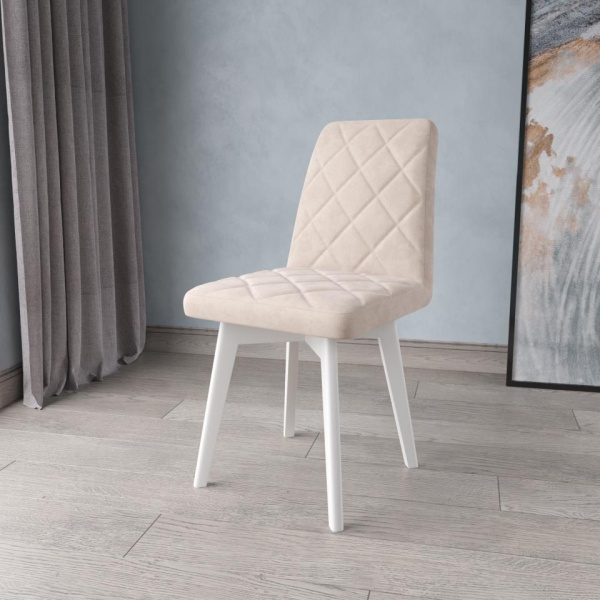 Стул Алисия Белый / Velutto 04