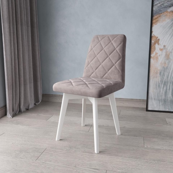 Стул Алисия Белый / Velutto 08