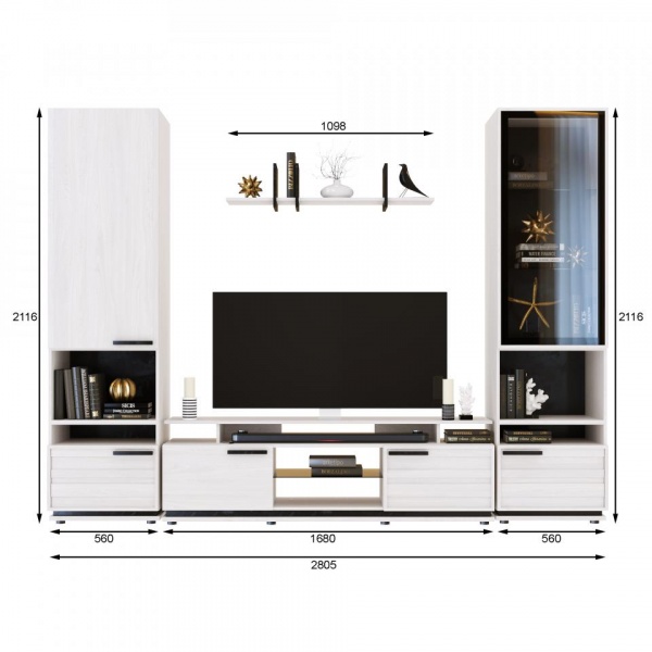 модульные гостиные