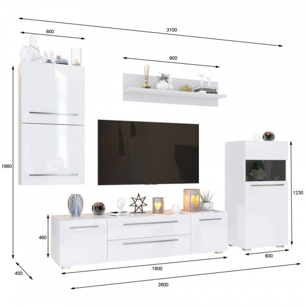 модульные гостиные