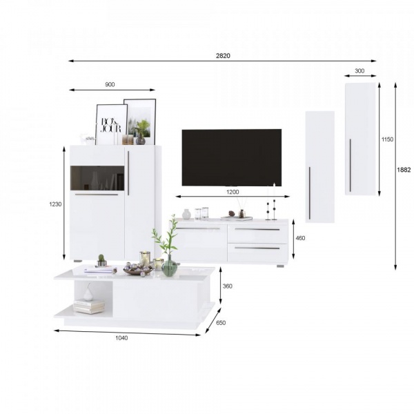 модульные гостиные