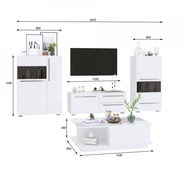 модульные гостиные