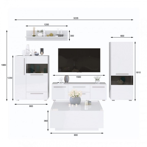 модульные гостиные