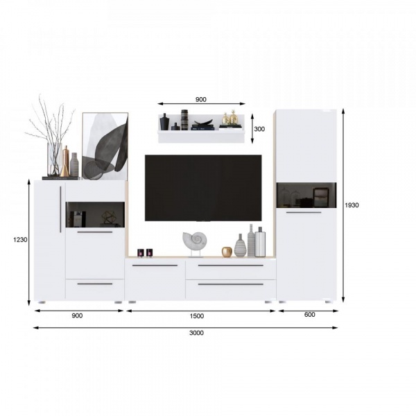 модульные гостиные