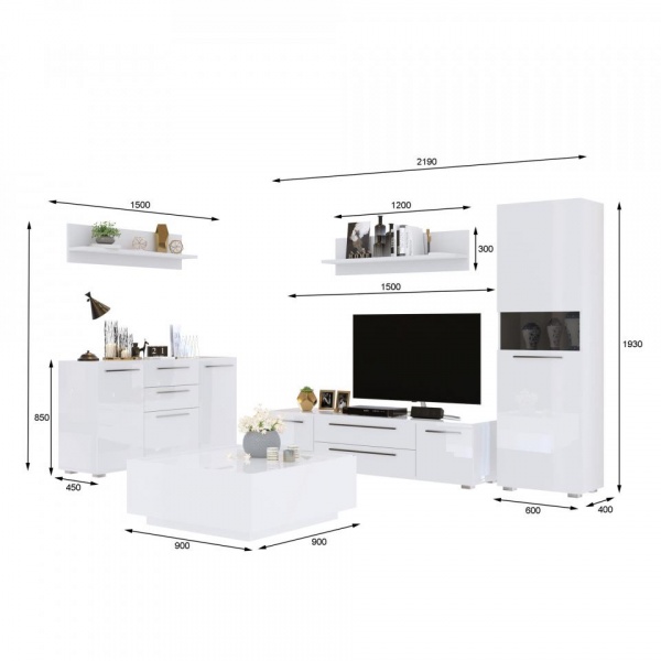 модульные гостиные