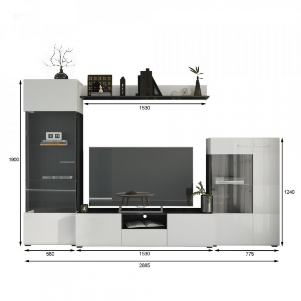 модульные гостиные