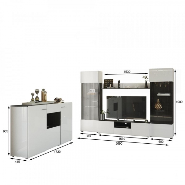 модульные гостиные