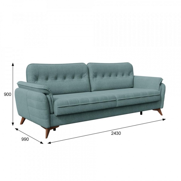 Диван Корфу Titanium 697