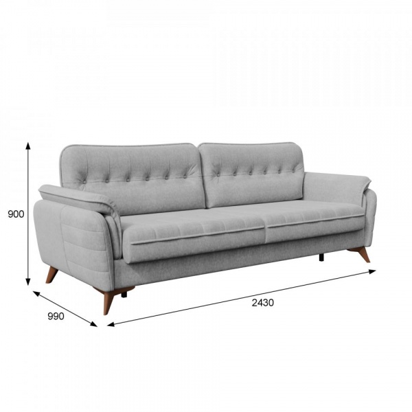 Диван Корфу Titanium 900