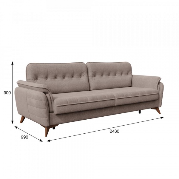 Диван Корфу Titanium 921