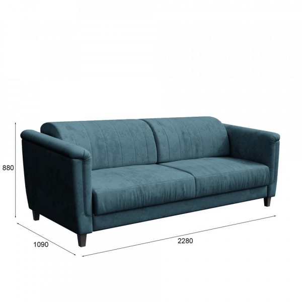 Диван 3-местный Амстердам Velutto 53 Вариант 2