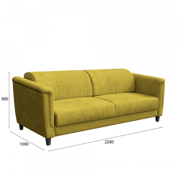 Диван 3-местный Амстердам Velutto 28 Вариант 2