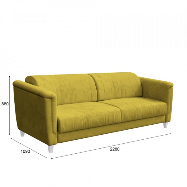 Диван 3-местный Амстердам Velutto 28 Вариант 1