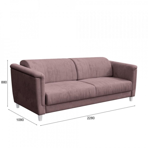 Диван 3-местный Амстердам Velutto 22 Вариант 1