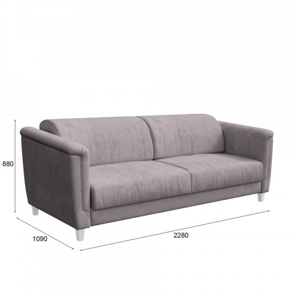 Диван 3-местный Амстердам Velutto 08 Вариант 1