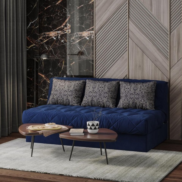 Диван-кровать 3-х местный без подлокотников Тэйлор Найс 05 / Дамаск 08