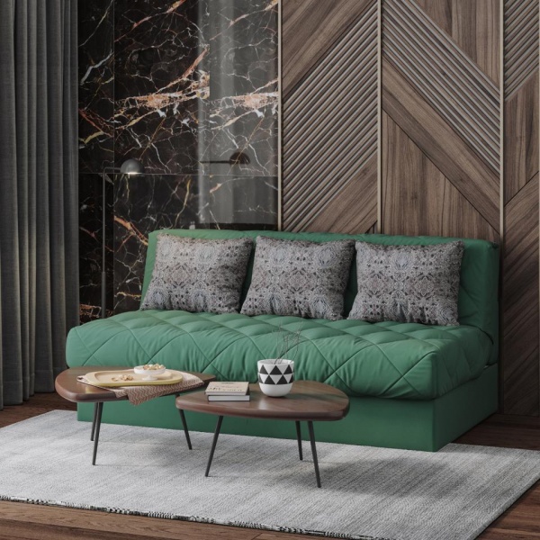 Диван-кровать 3-х местный без подлокотников Тэйлор Найс 08 / Дамаск 06