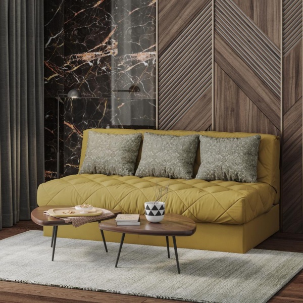 Диван-кровать 3-х местный без подлокотников Тэйлор Найс 07 / Дамаск 04