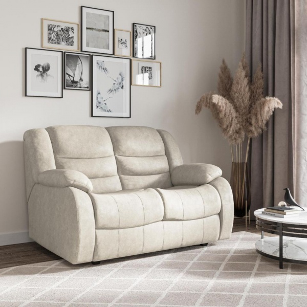 Диван 2-местный с механизмом «Миксотойл» Ридберг Баффало ивори