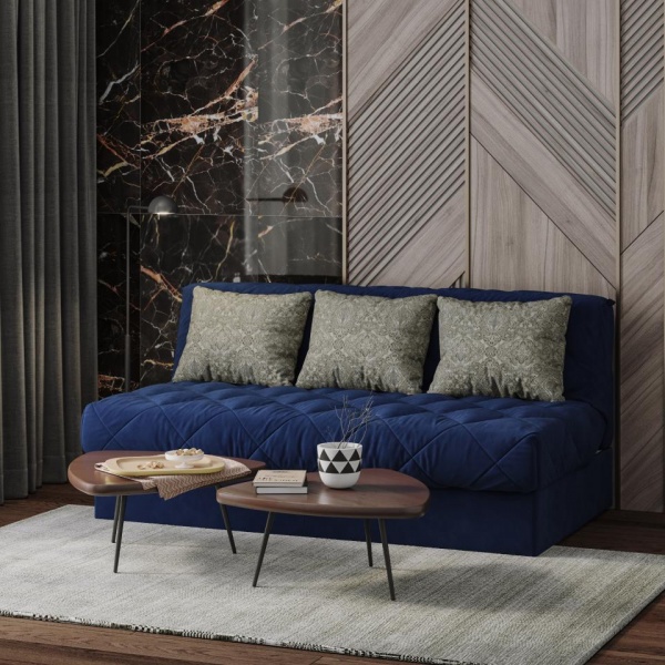 Диван-кровать 3-х местный без подлокотников Тэйлор Найс 05 / Дамаск 04