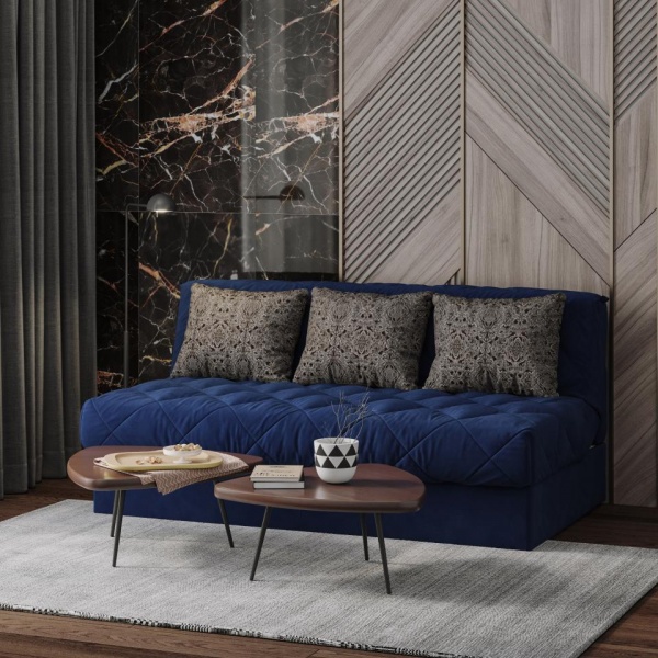 Диван-кровать 3-х местный без подлокотников Тэйлор Найс 05 / Дамаск 02