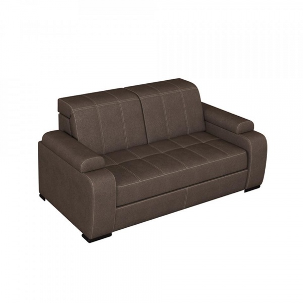 Диван 2-х местный maxi Бруно Темно-коричневый (эз)