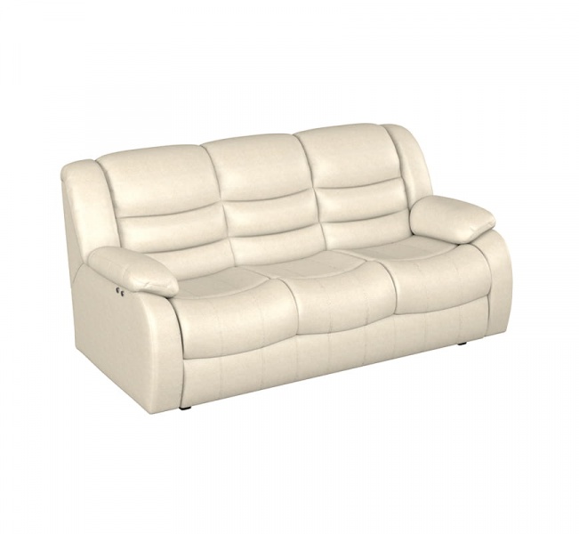 Диван 3-местный электро-реклайнер Ридберг Баффало крем