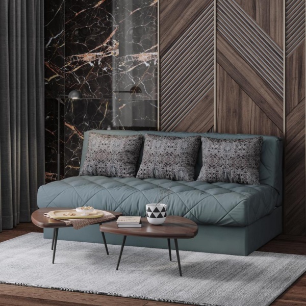 Диван-кровать 3-х местный без подлокотников Тэйлор Найс 04 / Дамаск 06