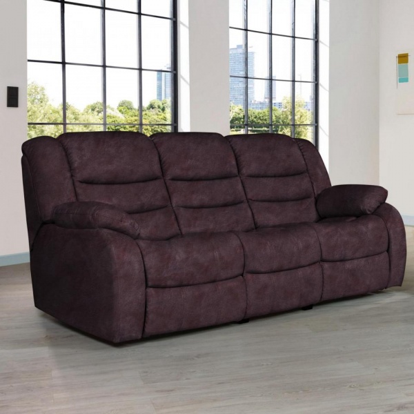 Диван 3-местный Ридберг Баффало браун