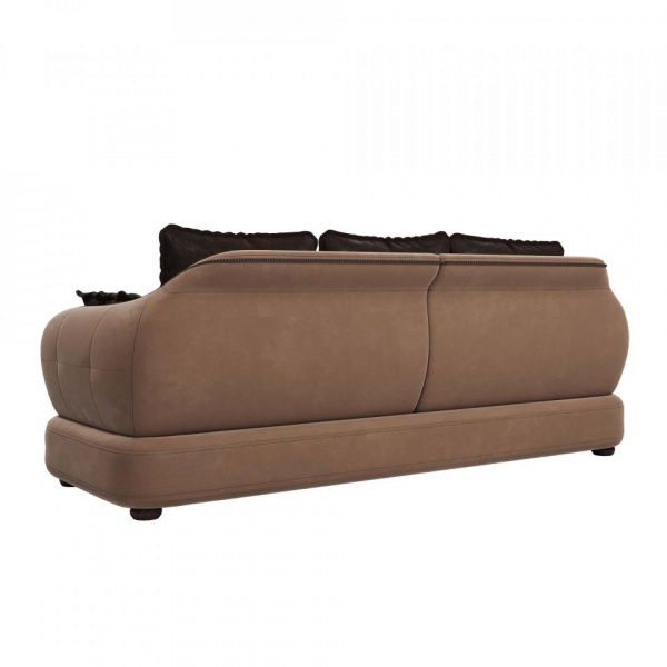 Диван 3-х местный Неаполь Tesoro латте (эз) / Feleсita Chocolate 10