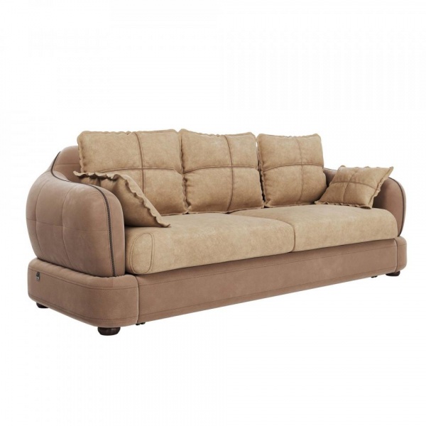 Диван 3-х местный Неаполь Tesoro латте (эз) / Feleсita Latte 03