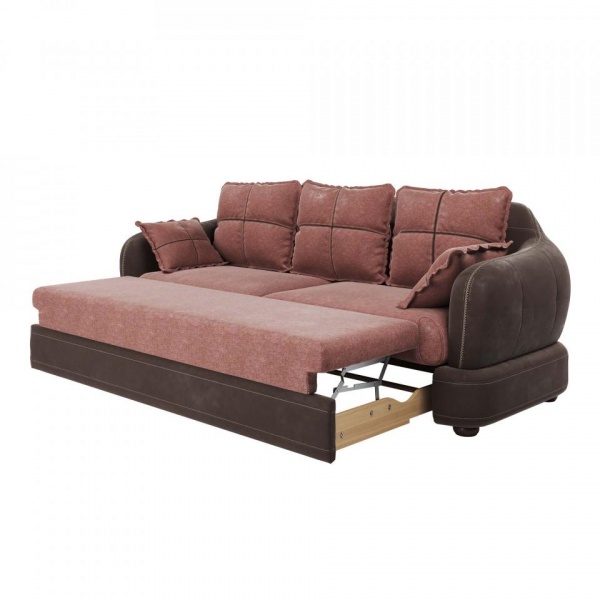 Диван 3-х местный Неаполь Tesoro темно-коричневый (эз) / Chiaro 13