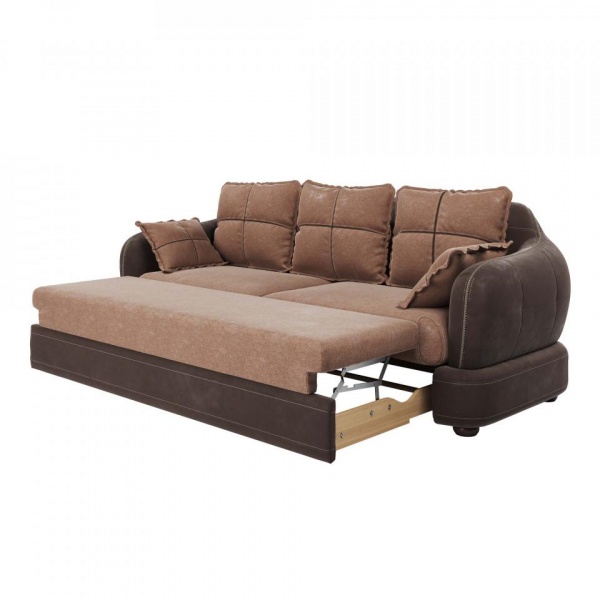 Диван 3-х местный Неаполь Tesoro темно-коричневый (эз) / Chiaro 4