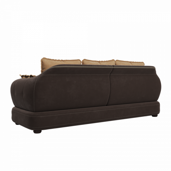 Диван 3-х местный Неаполь Tesoro темно-коричневый (эз) / Chiaro 1