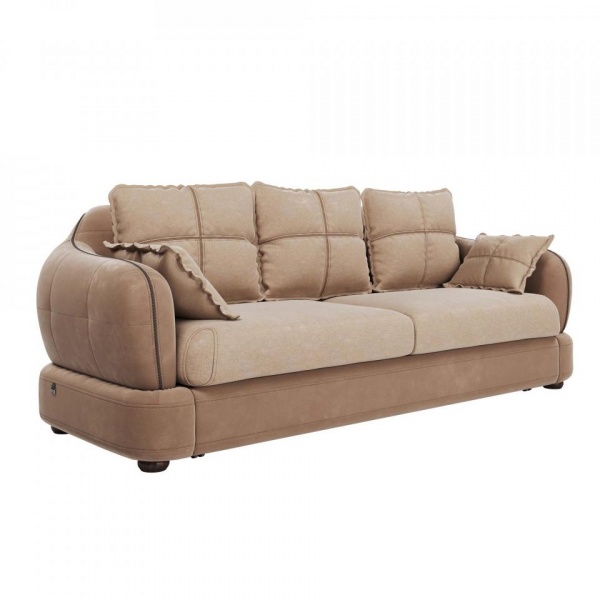 Диван 3-х местный Неаполь Tesoro латте (эз) / Chiaro 2