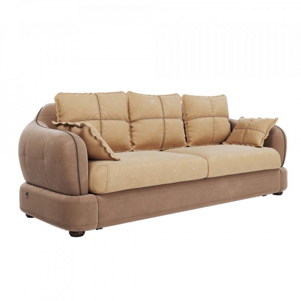 Диван 3-х местный Неаполь Tesoro латте (эз) / Chiaro 1