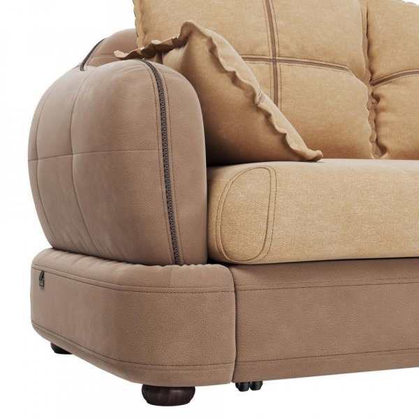 Диван 3-х местный Неаполь Tesoro латте (эз) / Chiaro 1