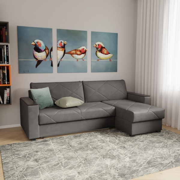 Диван угловой Тревизо Velutto 32