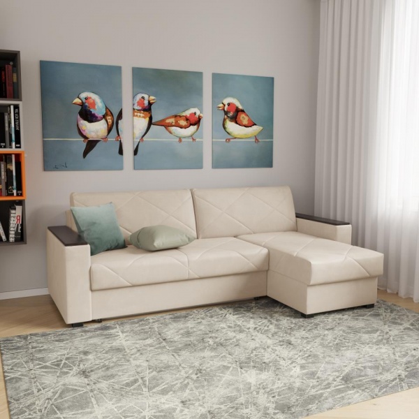 Диван угловой Тревизо Velutto 04