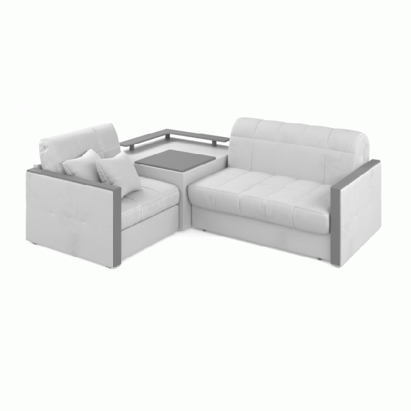 Диван угловой с баром Бристоль 1,6 Velutto 53