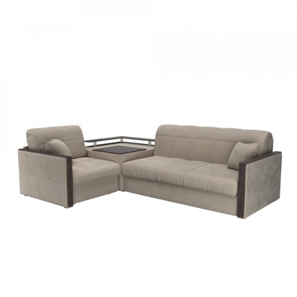 Диван угловой с баром Бристоль 1,6 Velutto 08