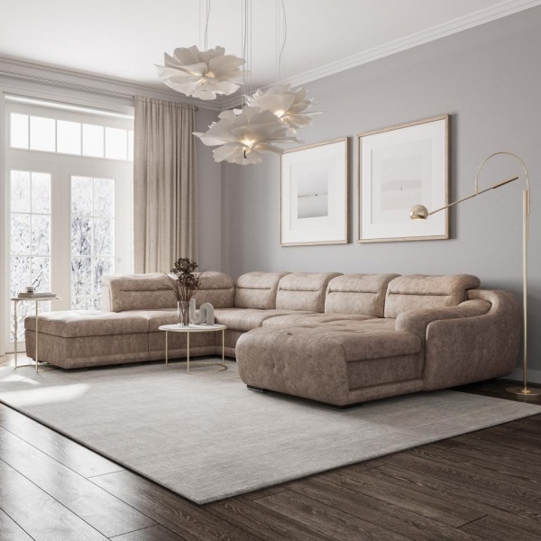 Диван угловой П-образный левый Пекин Lambre 01