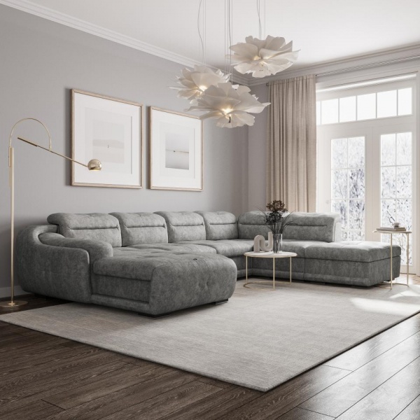 Диван угловой П-образный правый Пекин Lambre 05