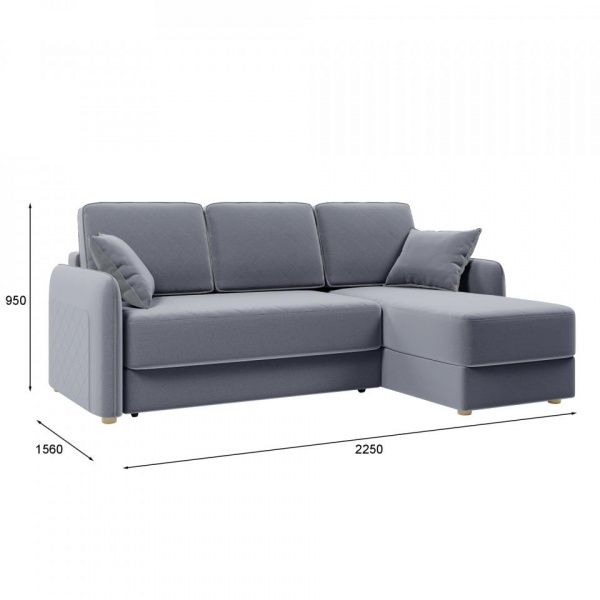 Диван угловой Реймс Velutto 32