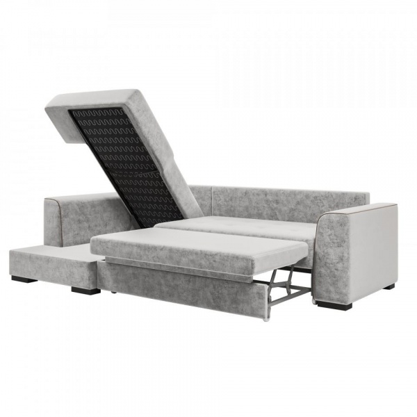 Диван угловой левый Монтана Titanium 900